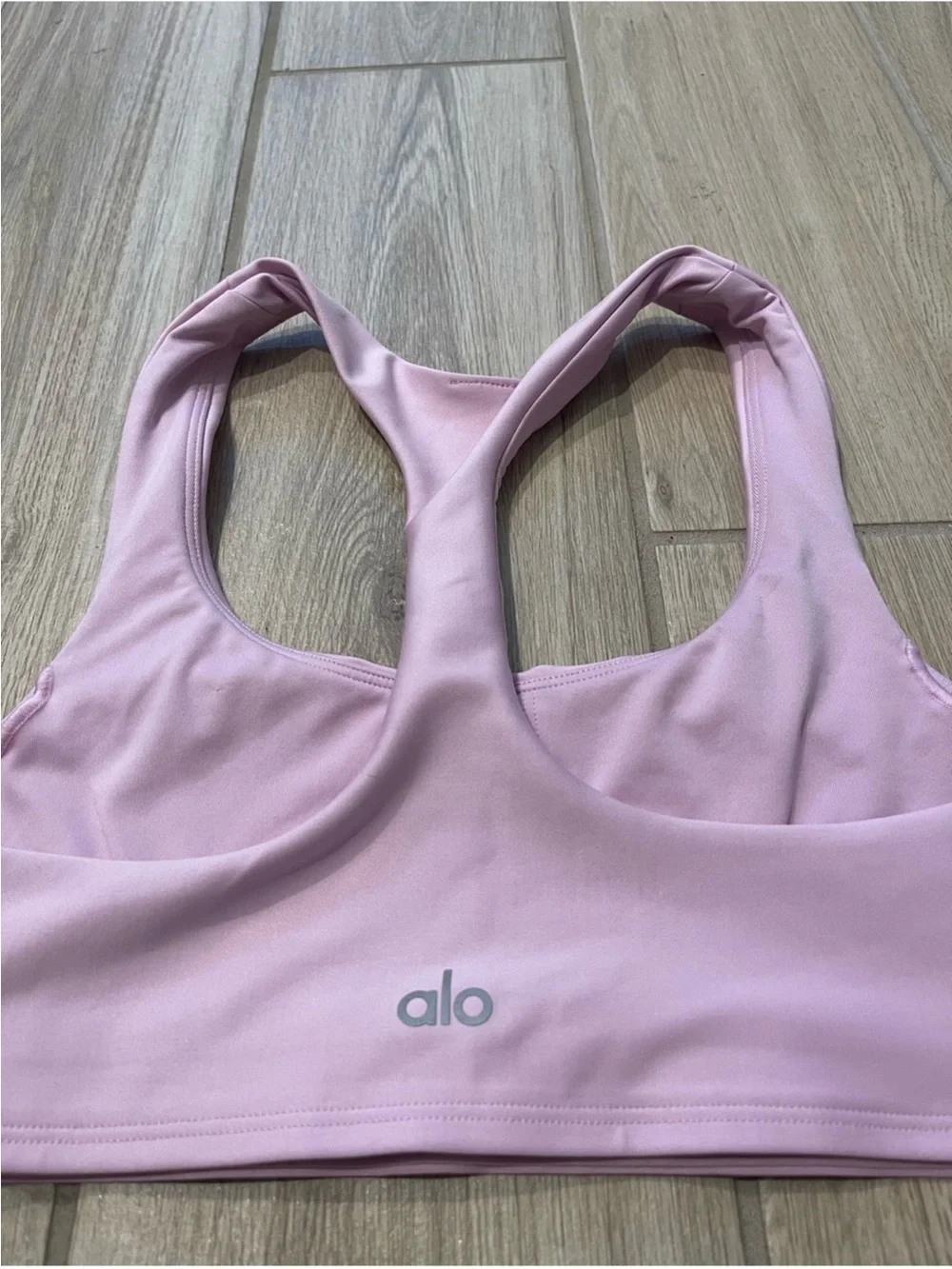 Alo Yoga Airlift Advantage Racerback Bra Sugarplum Pink Sz S 4-6